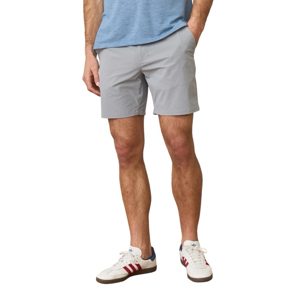 NWOT Marine Layer Men’s 7” Hybrid Shorts in Monument Gray Size 32